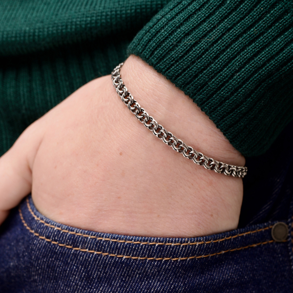 Срібний браслет "Козацький Бісмарк" - 1 Срібний браслет "Козацький Бісмарк" - 1