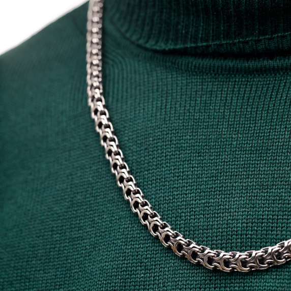 Серебряная цепочка "Рамзес" - 2 Серебряная цепочка "Рамзес" - 2