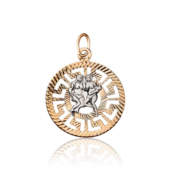 Золота підвіска &amp;quot;Близнюки&amp;quot; - 1