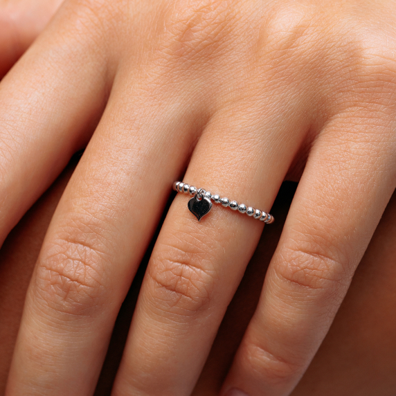 Серебряное кольцо "Сердце" - 3 Серебряное кольцо "Сердце" - 3