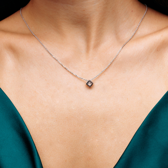 Срібне колье "Куб" - 1 Срібне колье "Куб" - 1