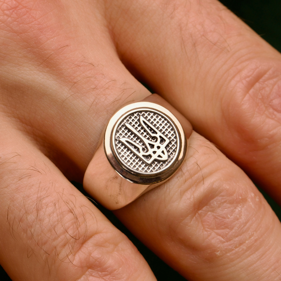 Срібний перстень &amp;quot;Герб&amp;quot; - 2