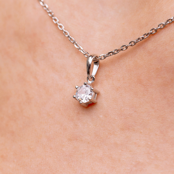 Срібний підвіс "Крапелька" - 1 Срібний підвіс "Крапелька" - 1