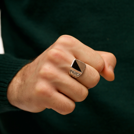 Срібний перстень "Гетьман" - 3 Срібний перстень "Гетьман" - 3