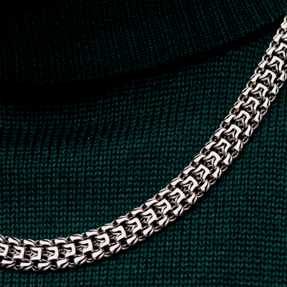 Серебряная цепь "Император" - 1 Серебряная цепь "Император" - 1