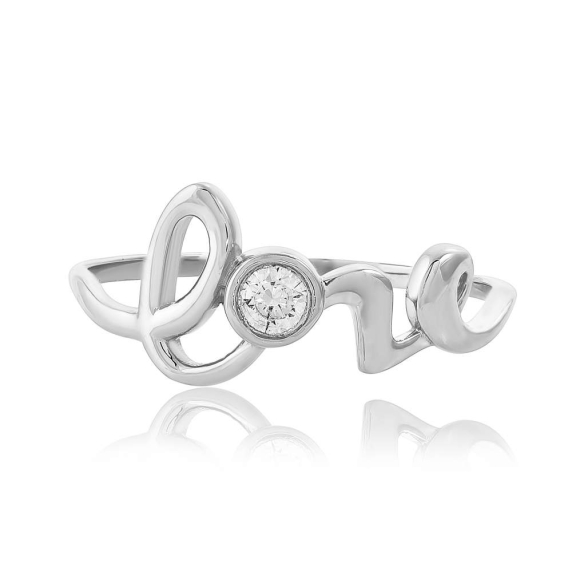 Золота каблучка &amp;quot;Love&amp;quot; - 2