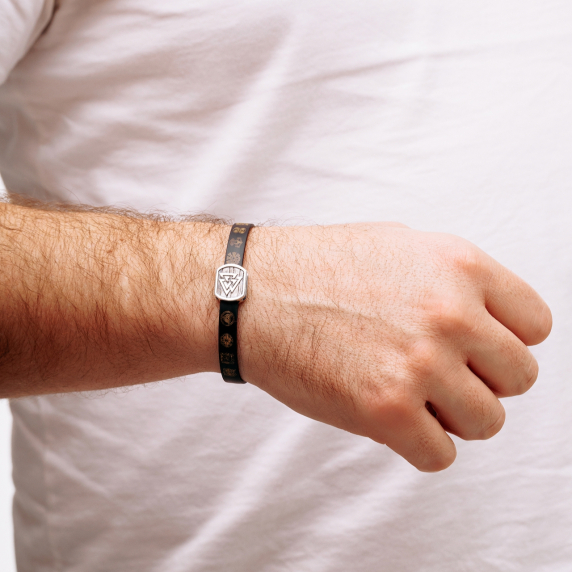 Серебряный браслет "Валькнут" - 2 Серебряный браслет "Валькнут" - 2