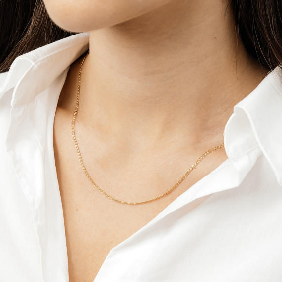 Золотая цепочка &amp;quot;Лав&amp;quot; 55 см - 1