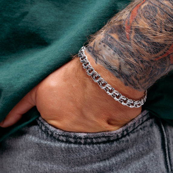 Серебряный браслет "Козацкий Бисмарк" - 4 Серебряный браслет "Козацкий Бисмарк" - 4