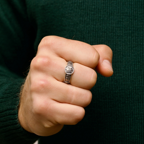 Серебряный перстень "Тризуб" - 4 Серебряный перстень "Тризуб" - 4