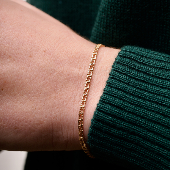 Золотой браслет "Арабский бисмарк" - 1 Золотой браслет "Арабский бисмарк" - 1