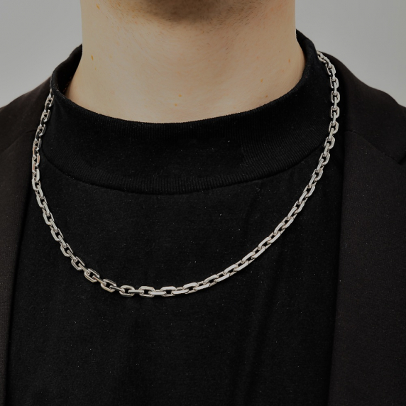 Серебряная цепочка "Якорь" 55р - 1 Серебряная цепочка "Якорь" 55р - 1