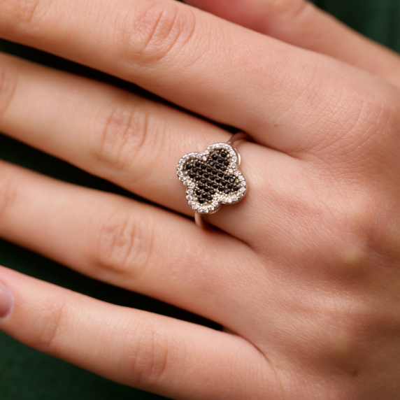 Серебряные кольцо &amp;quot;Cloveria&amp;quot; - 2