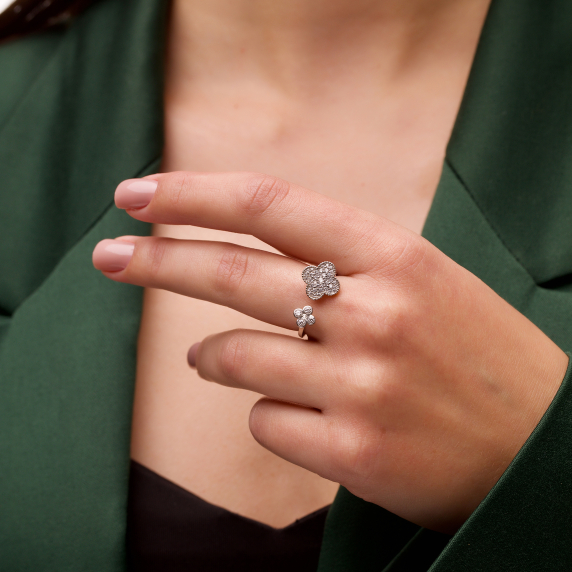 Срібна каблучка "Cloveria" - 2 Срібна каблучка "Cloveria" - 2