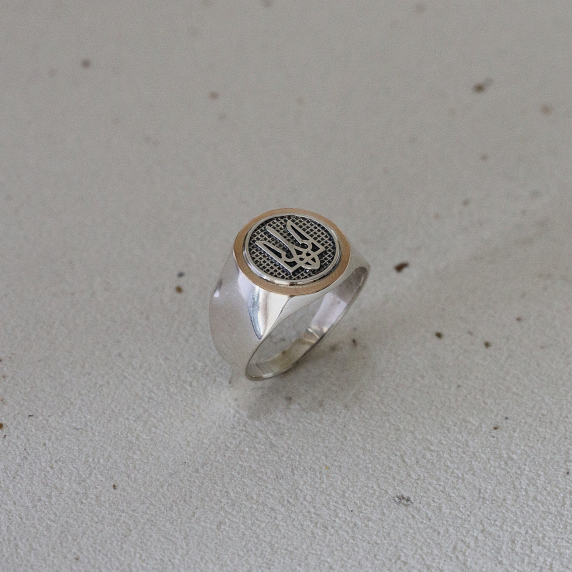 Срібний перстень &amp;quot;Герб&amp;quot; - 5