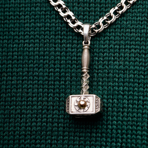 Серебряный подвес &amp;quot;Молот&amp;quot; - 1