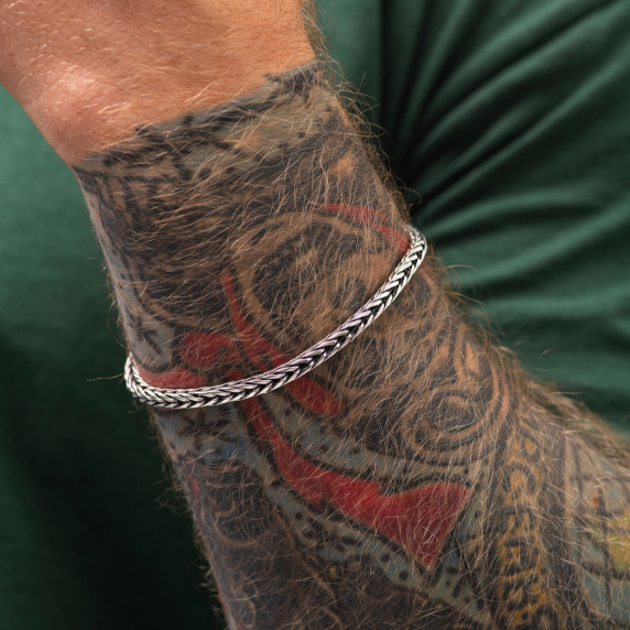 Серебряный браслет "Кардинал" - 2 Серебряный браслет "Кардинал" - 2