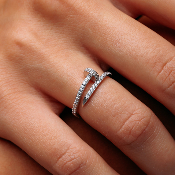 Серебряное кольцо &amp;quot;Гвоздь&amp;quot; - 3