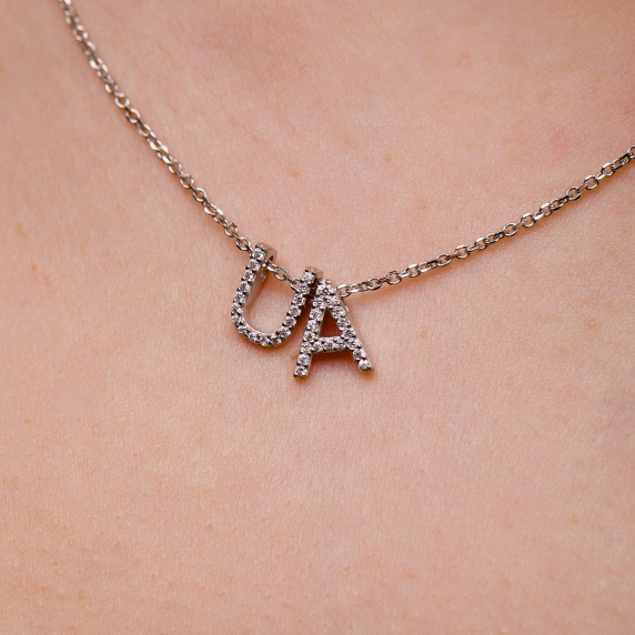 Срібне кольє &amp;quot;UA&amp;quot; - 3