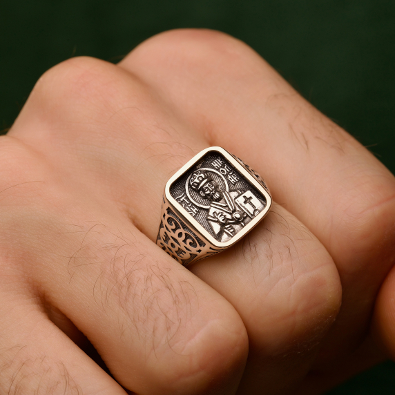 Серебряное кольцо &amp;quot;Св. Николай&amp;quot; - 2