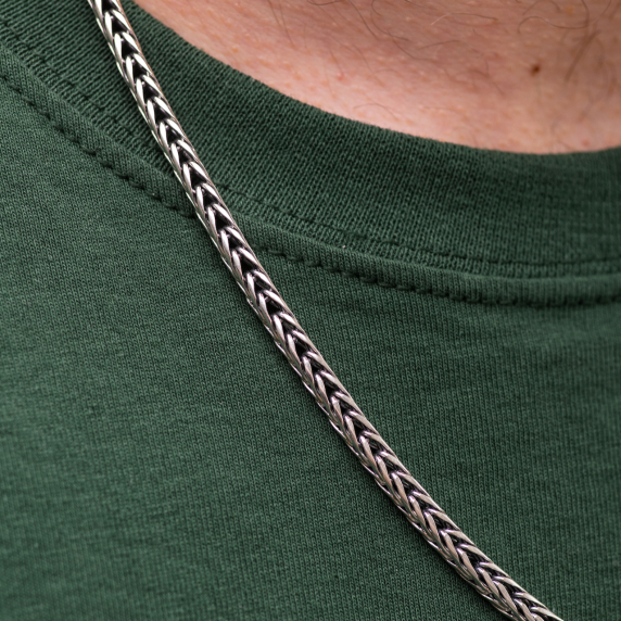 Серебряная цепь "Кардинал" - 1 Серебряная цепь "Кардинал" - 1