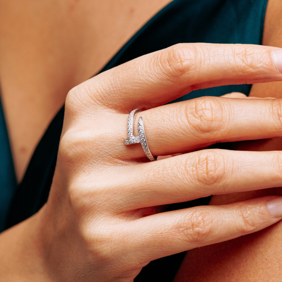 Срібна каблучка &amp;quot;Цвях&amp;quot; - 1