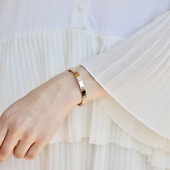 Золотой браслет &amp;quot;Любовь&amp;quot; - 3