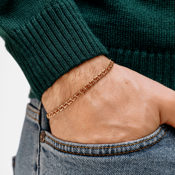 Золотой браслет "Арабский бисмарк" - 4 Золотой браслет "Арабский бисмарк" - 4