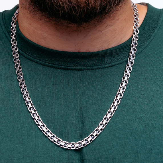 Срібний ланцюг "Подвійний якір" - 5 Срібний ланцюг "Подвійний якір" - 5