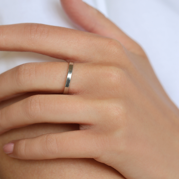 Срібна каблучка &amp;quot;Обручка&amp;quot; - 3