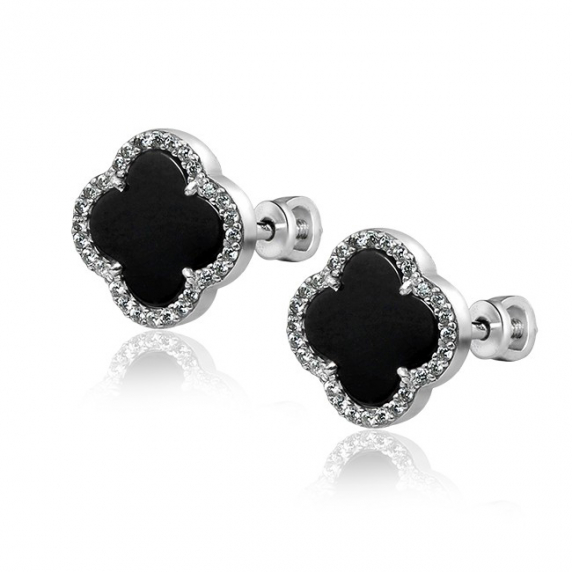 Серебряные пусеты &amp;quot;Cloveria&amp;quot; - 5