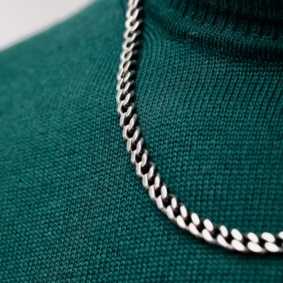 Серебряная цепочка "Панцырь" 70р - 3 Серебряная цепочка "Панцырь" 70р - 3