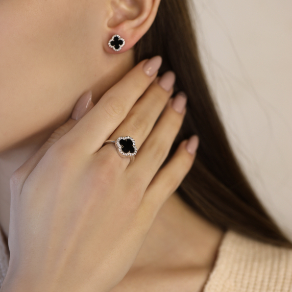 Золота каблучка "Cloveria" - 1 Золота каблучка "Cloveria" - 1