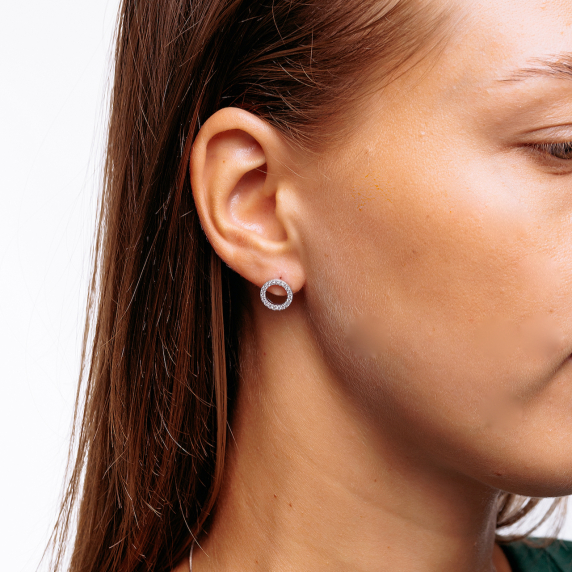 Срібні пусети "око" - 1 Срібні пусети "око" - 1