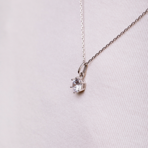 Серебряное колье &amp;quot;Капля&amp;quot; - 2