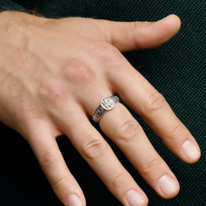 Серебряный перстень "Тризуб"