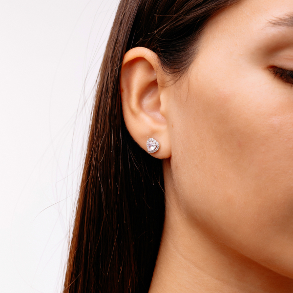 Срібні сережки &amp;quot;Серце&amp;quot; - 3