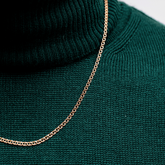 Золотая цепочка "Бисмарк" - 3 Золотая цепочка "Бисмарк" - 3