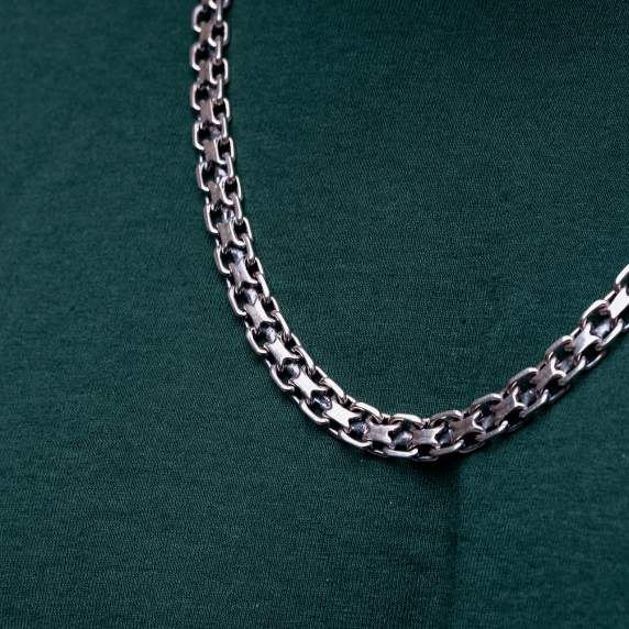 Срібний ланцюг "Подвійний якір" - 3 Срібний ланцюг "Подвійний якір" - 3