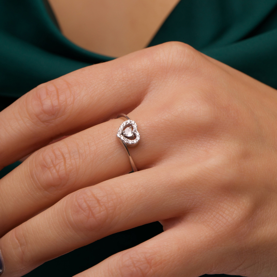 Срібна каблучка &amp;quot;Серце&amp;quot; - 1