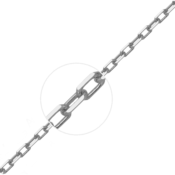 Серебряная цепочка "Якорь" 55р - 1 Серебряная цепочка "Якорь" 55р - 1