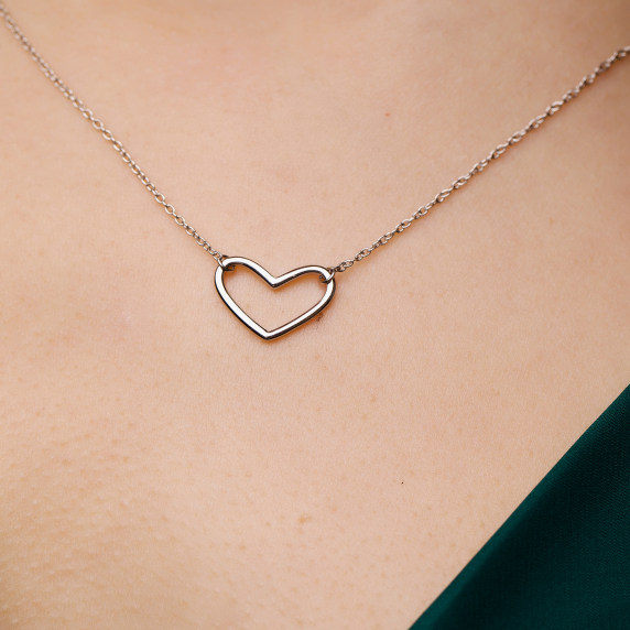 Срібне кольє &amp;quot;Серце&amp;quot; - 2