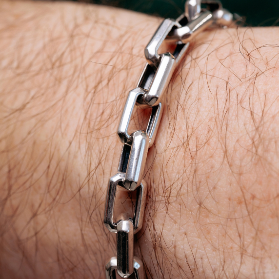 Срібний браслет &amp;quot;Шторм&amp;quot; - 2