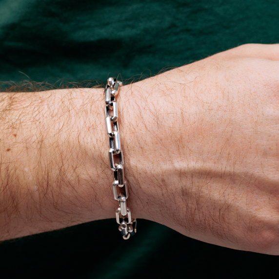 Срібний браслет &amp;quot;Шторм&amp;quot; - 3