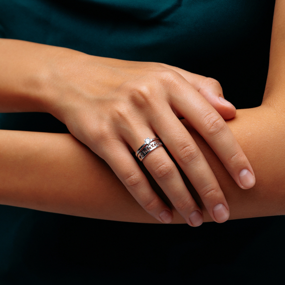 Серебряное кольцо &amp;quot;Любовь&amp;quot; - 4