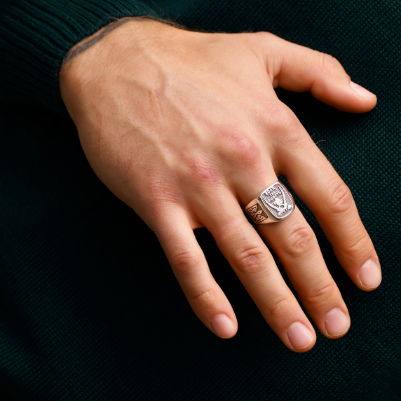 Серебряное кольцо &amp;quot;Свобода&amp;quot; - 4