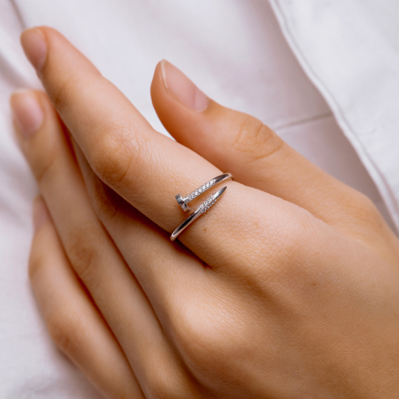 Серебряное кольцо &amp;quot;Гвоздь&amp;quot; - 2