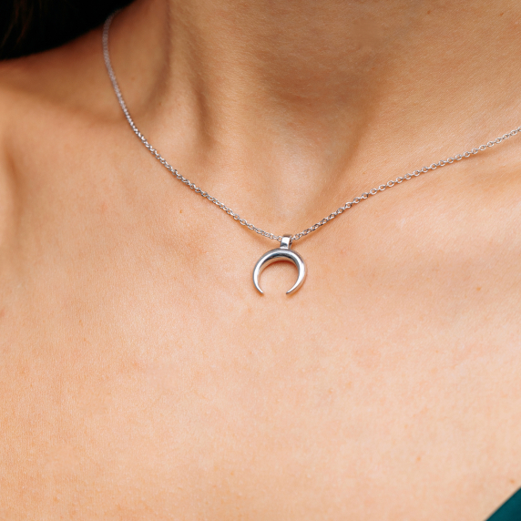 Серебряное колье &amp;quot;Месяц&amp;quot; - 2