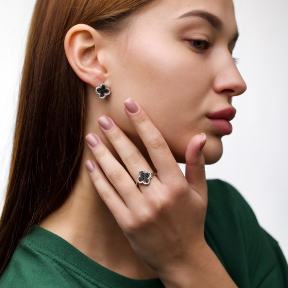 Срібна каблучка "Cloveria" - 4 Срібна каблучка "Cloveria" - 4