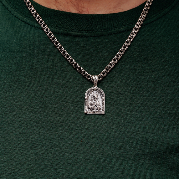 Серебряная ладанка "Иисус" - 3 Серебряная ладанка "Иисус" - 3